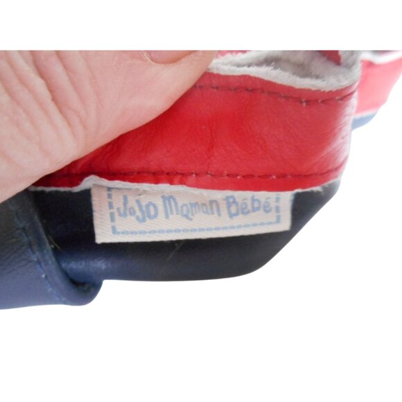 JoJo Maman Bebe Dinosaur Size 0-6m Multicolor Leather Baby Shoes T-rex - Picture 2 of 4